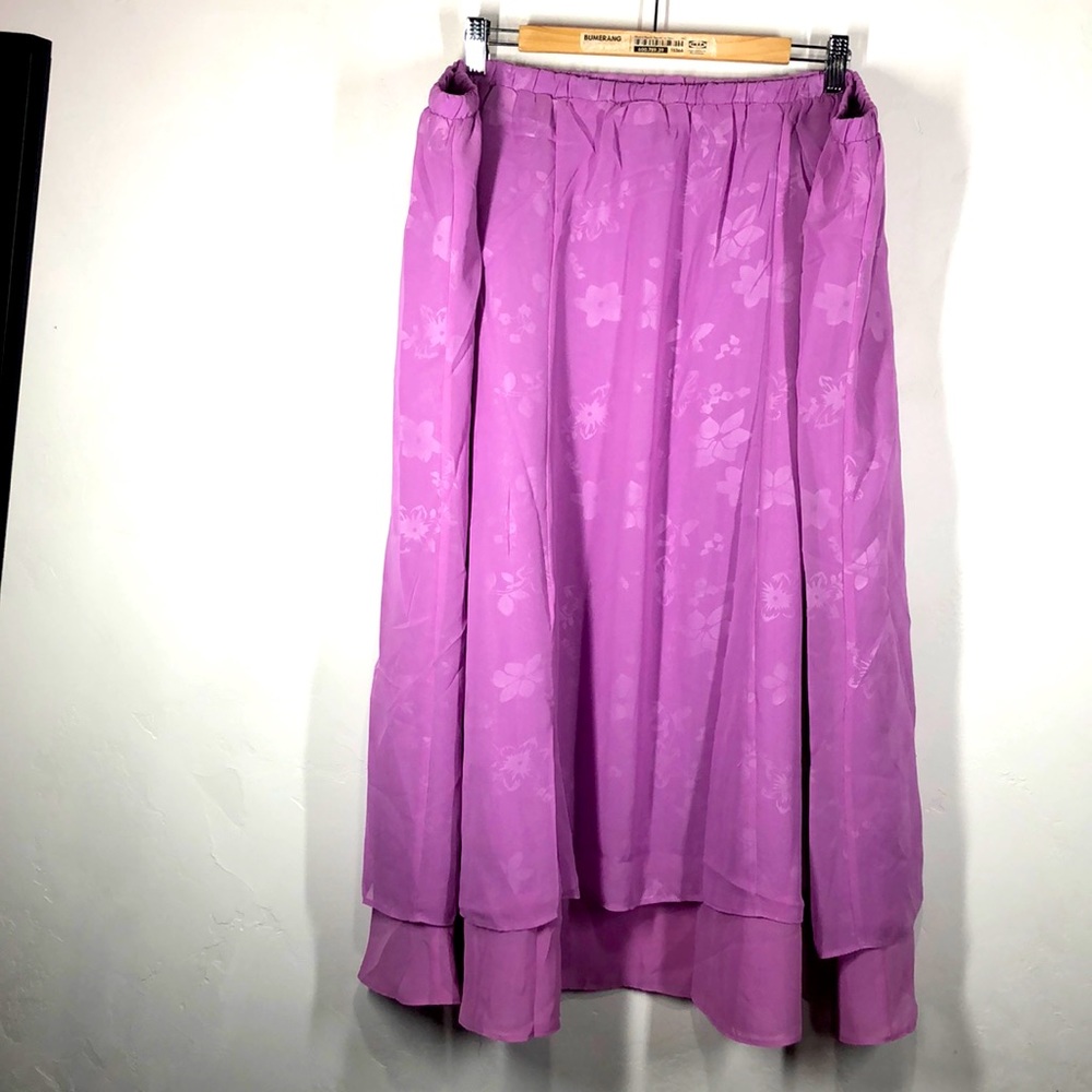 Elegant Purple Women's Skirt